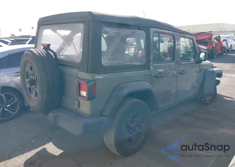 2022 Jeep Wrangler Unlimited Sport 4X4 from USA, damaged, VIN 1C4HJXDG8NW126143